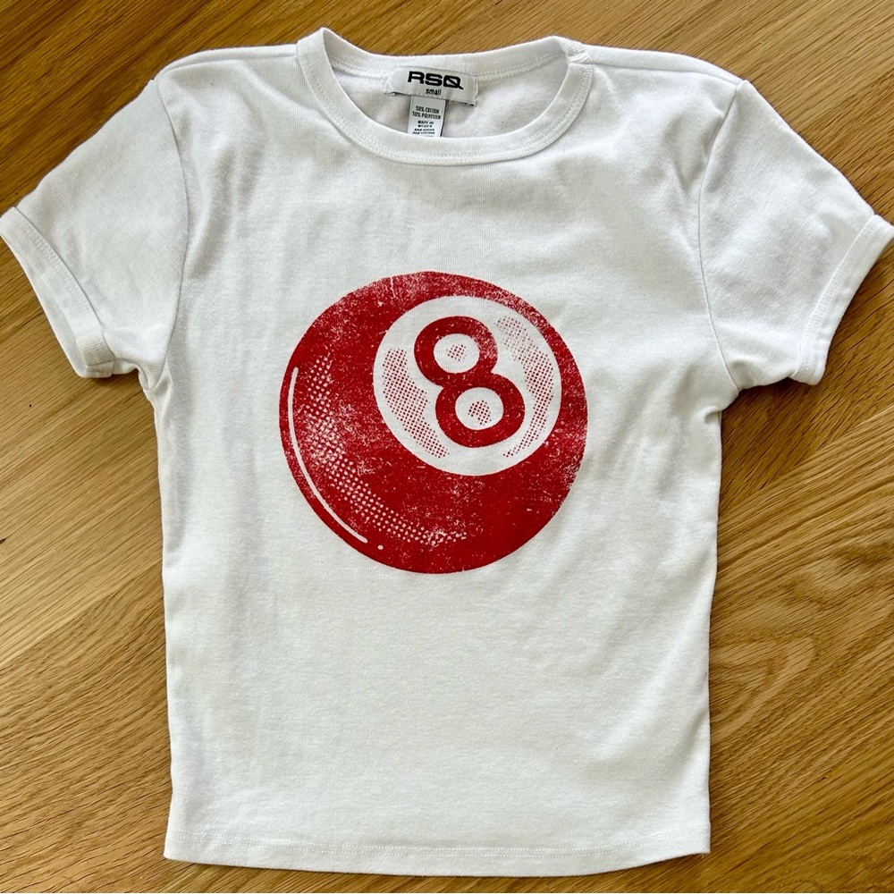 TILLY’S RSQ Lucky 8-Ball Baby Tee